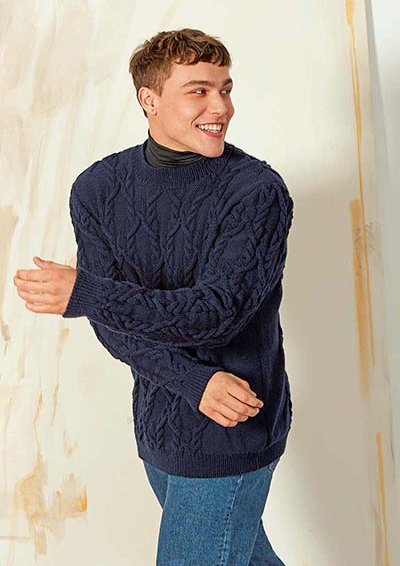 Lang Yarns Punto 44 10 Pullover pour Homme